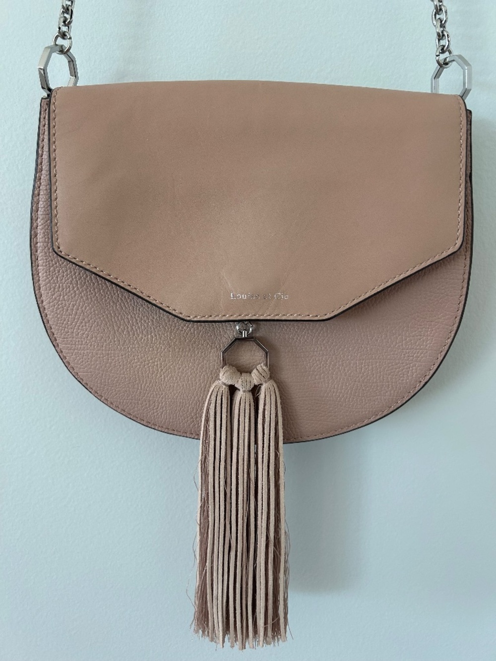 NWOT Louise et Cie Jael Tassel Bag in Blush